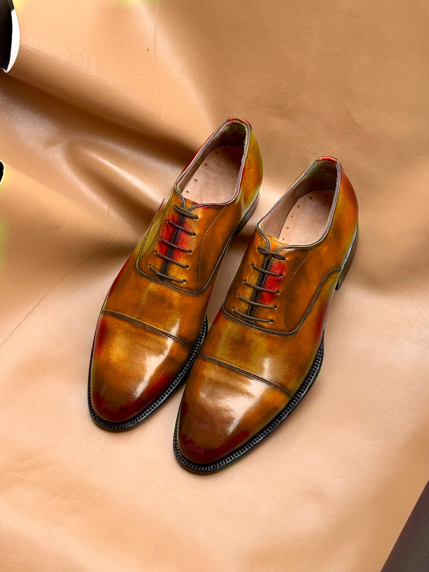 Gold Patina oxford