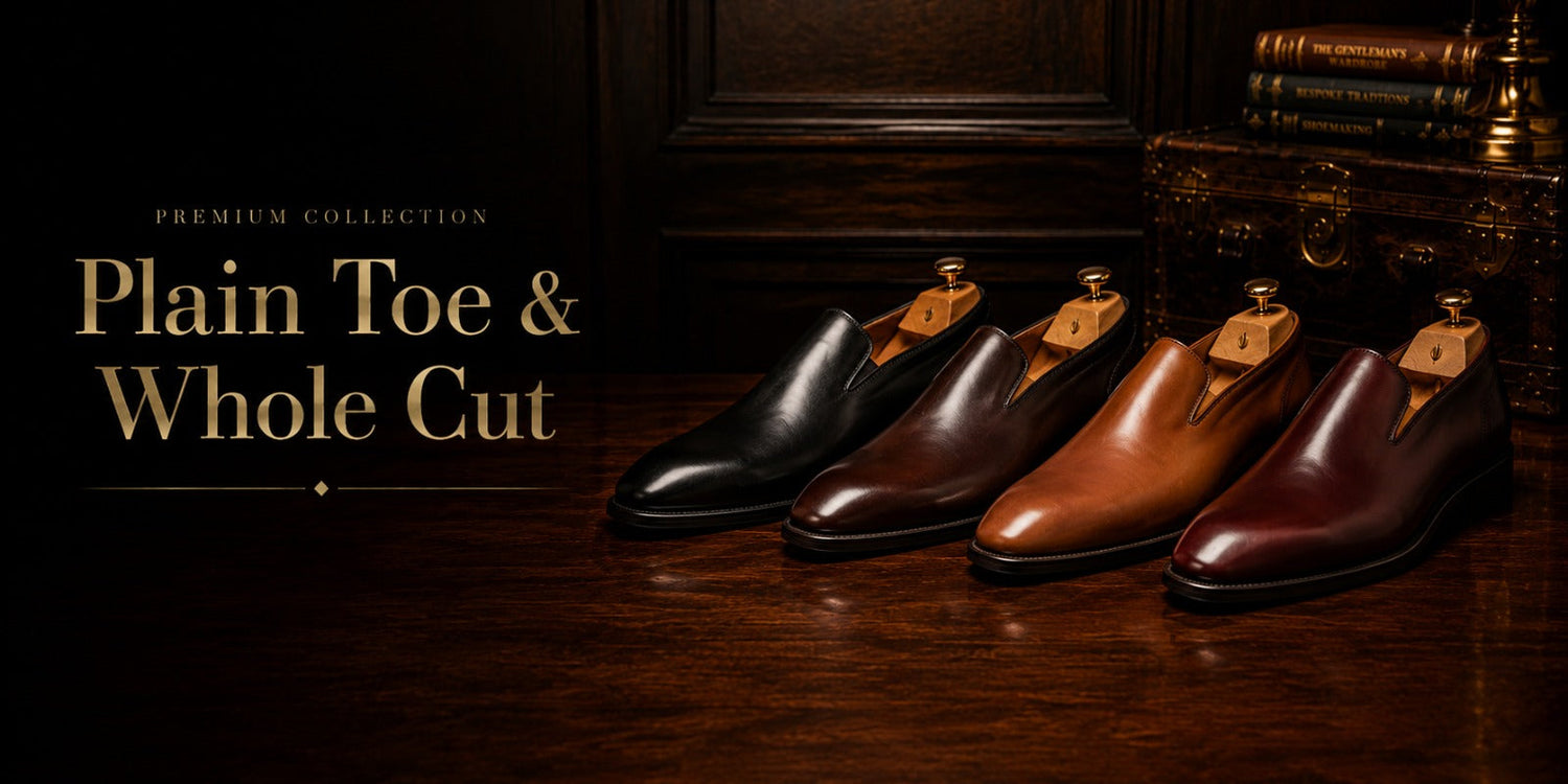 Plain toe & whole cut