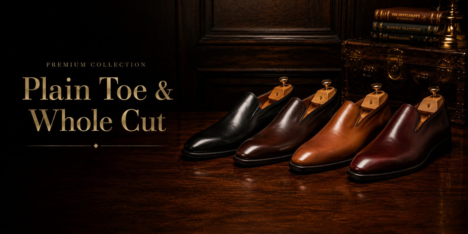 Plain toe & whole cut