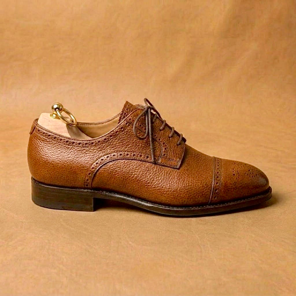 Semi-brogue derby