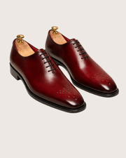 Red Medallion Wholecut Oxford