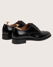 Black captoe oxford A-21