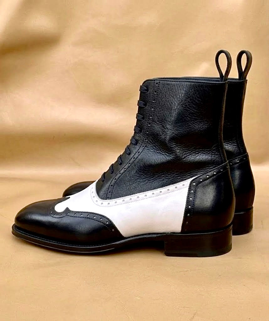Black spectator Boots