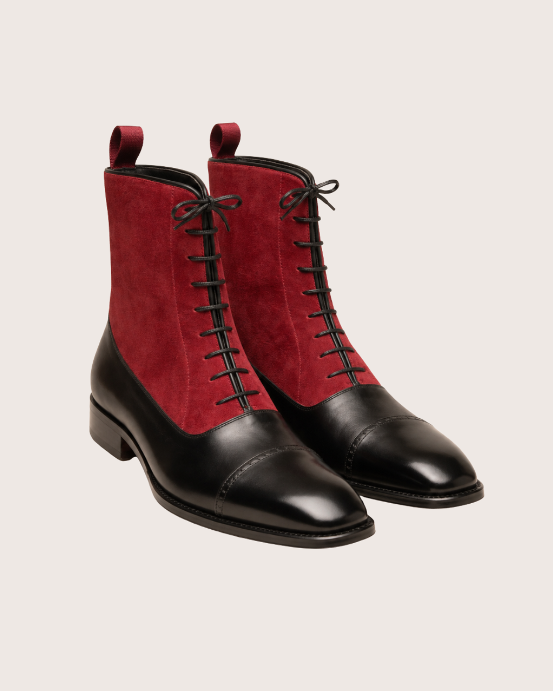 Red Victorian Boots
