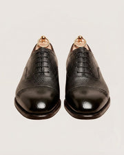 Black Grain Leather Oxford