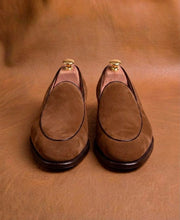 Brown suede Belgian Loafer