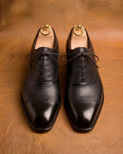 Black hatch grain oxford