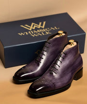 Men's Purple Patina Chukka Boots