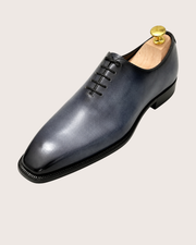 Smoked gray whole-cut oxford