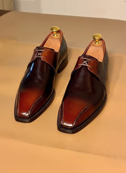 Stitched toe derby