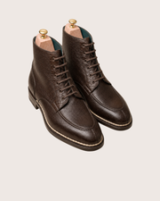 Brown Norwegian Stitch Derby Boots