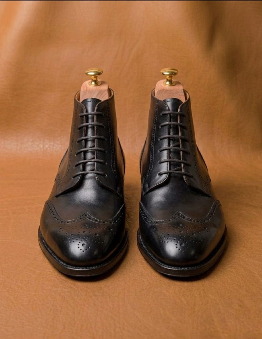 Black Derby Boots