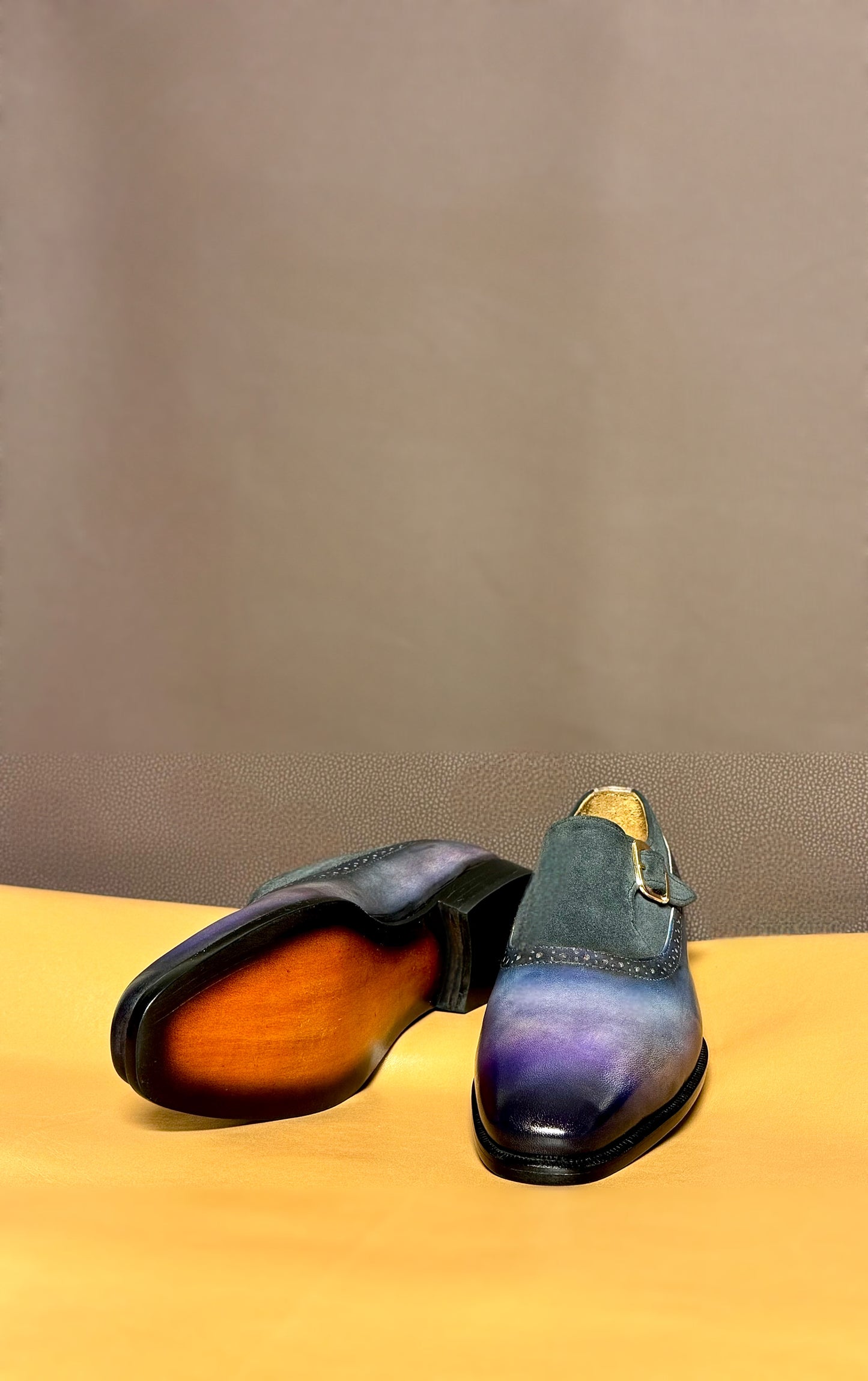 Galaxy patina monkstrap