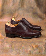 Burgundy Wingtip Oxford Shoes for Men | Handmade Brogues A-32