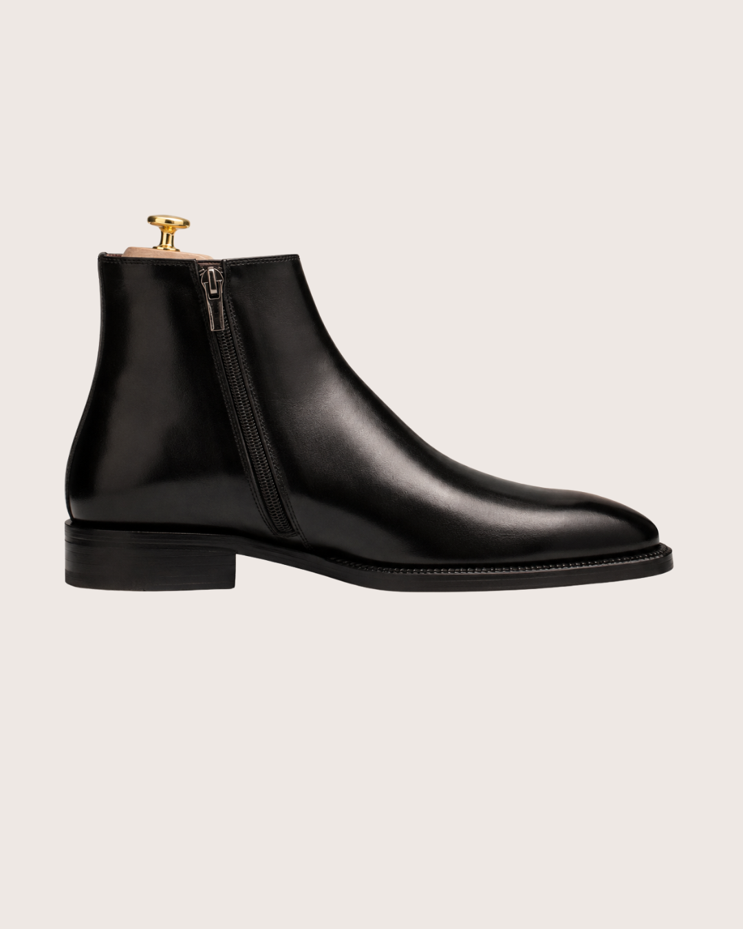 Black zipper Boots