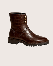 Men's Dark Brown Norwegian Stitch Boots