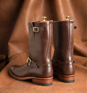 Brown Biker Boots