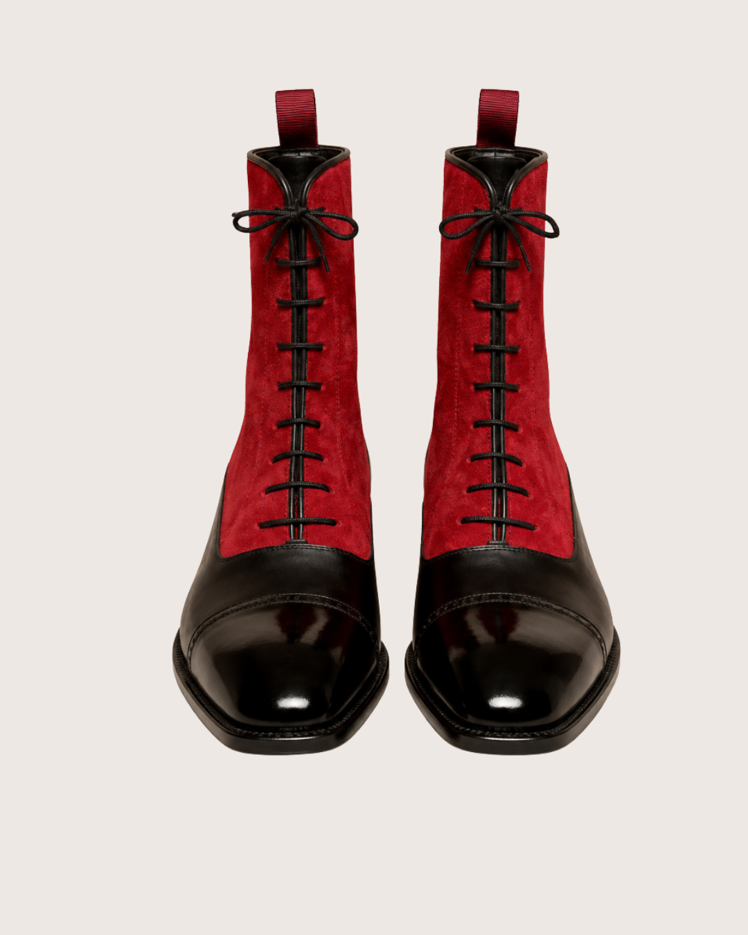 Red Victorian Boots