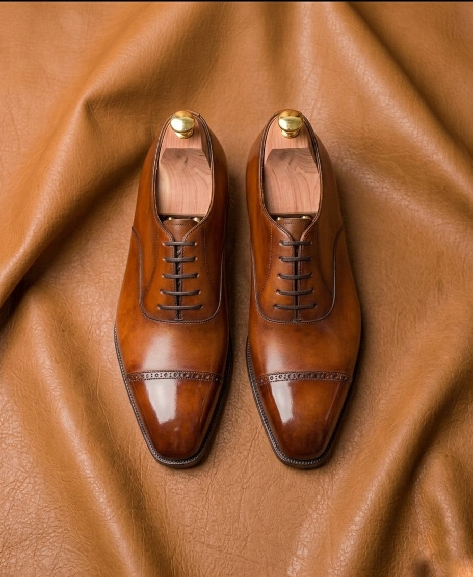 Tan chiselled Toe Oxford