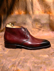 Burgundy chukka Boots