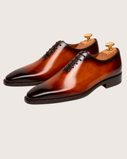 Brown patina whole-cut oxford