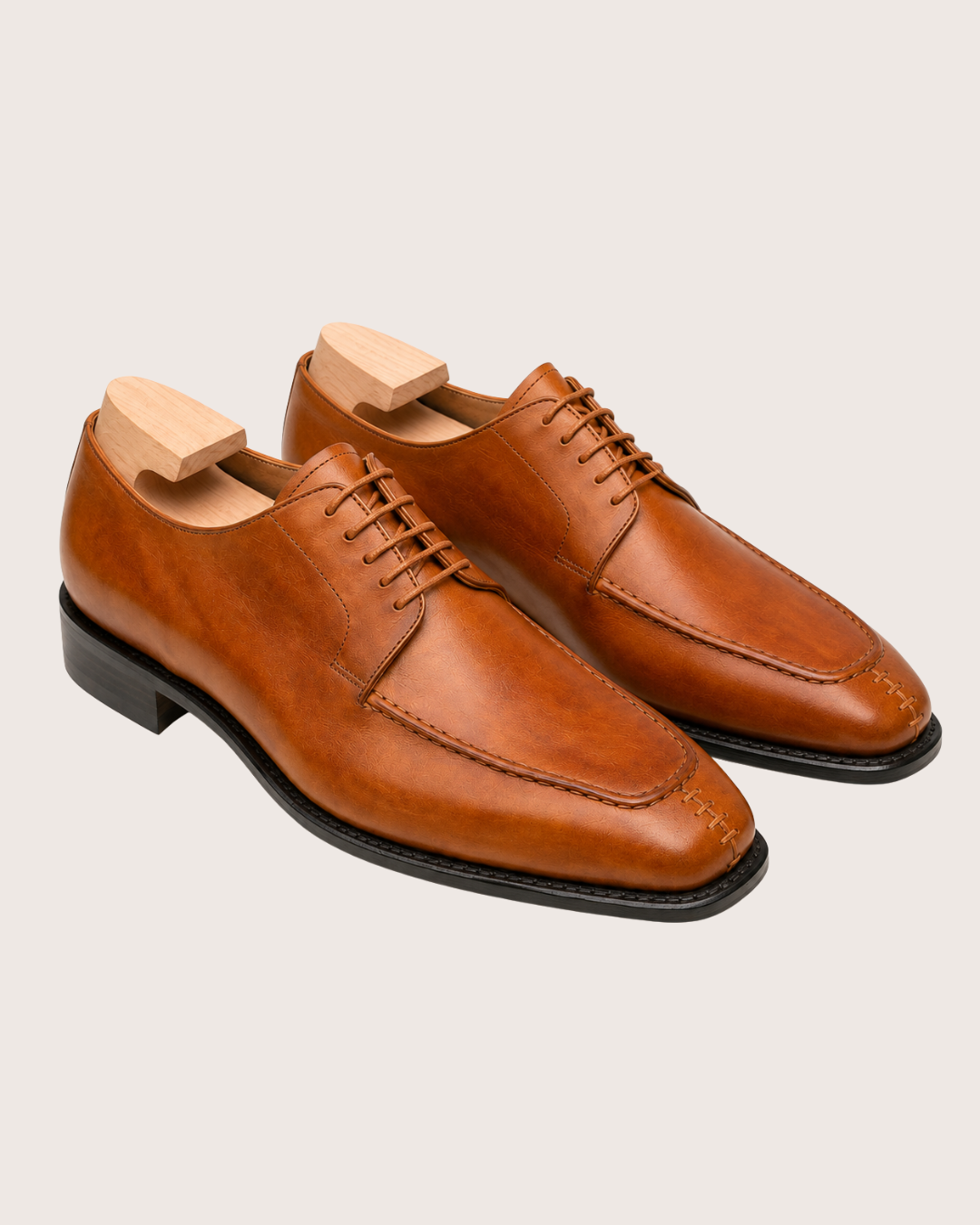 Tan Split Toe Derby