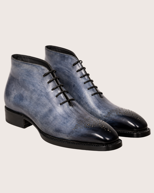 Smoked Blue Chukka Boots