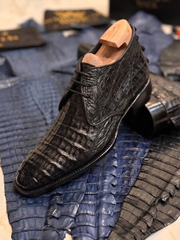 Black Alligator Boots