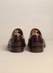 Burgundy Wingtip Oxford Shoes for Men | Handmade Brogues A-32