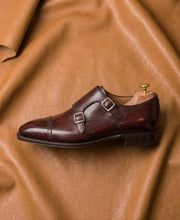 Burgundy Double Monkstrap
