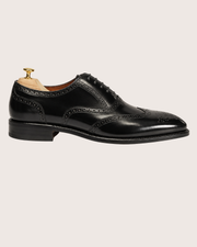 Black wingtip oxford