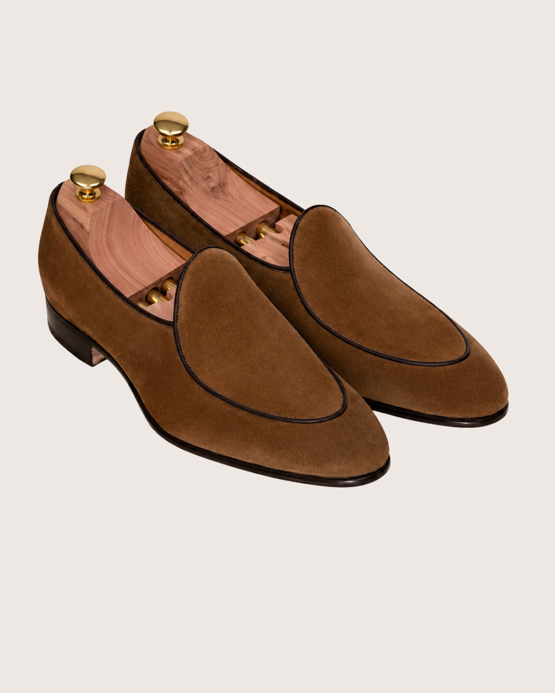Brown suede Belgian Loafer