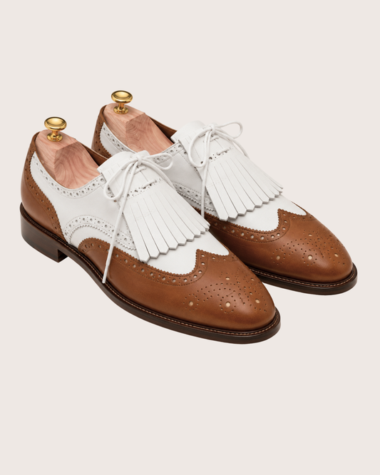 Two-Tone Spectator Kiltie Brogues