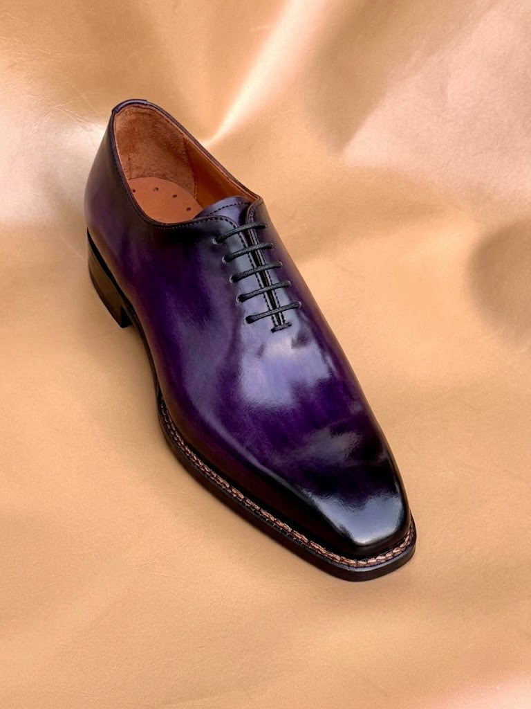 Purple patine wholecut oxford