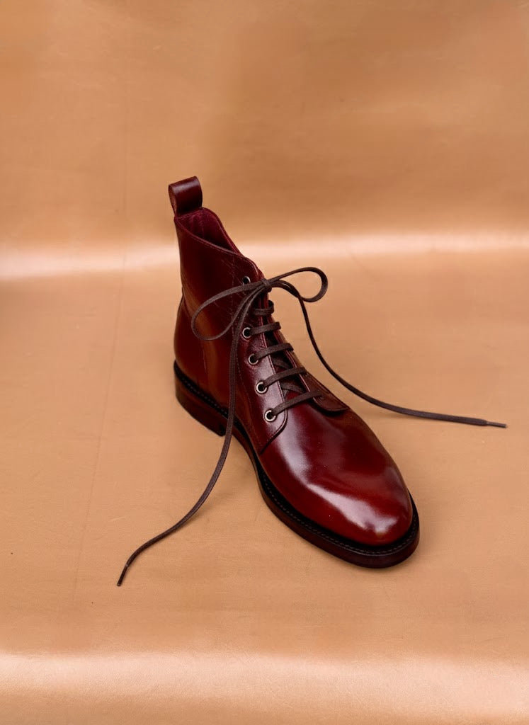 Burgundy dress boots