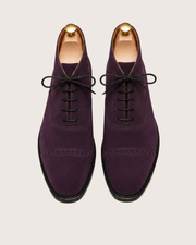 Purple oxford chukka boots