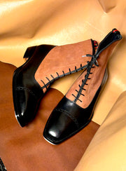Black Victorian boots