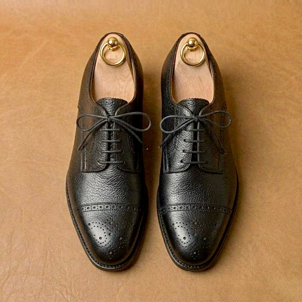 Semi-brogue derby