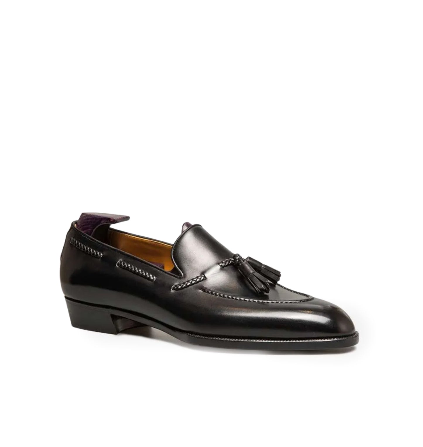 Black tassel loafers