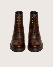 Men's Dark Brown Norwegian Stitch Boots