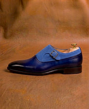 purple patina monkstrap