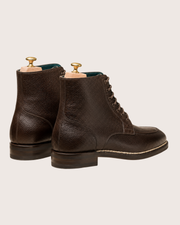 Brown Norwegian Stitch Derby Boots