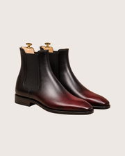 Burgundy Chelsea Boots