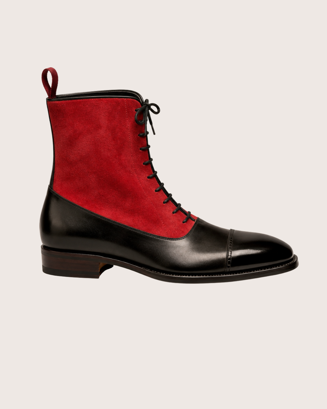 Red Victorian Boots