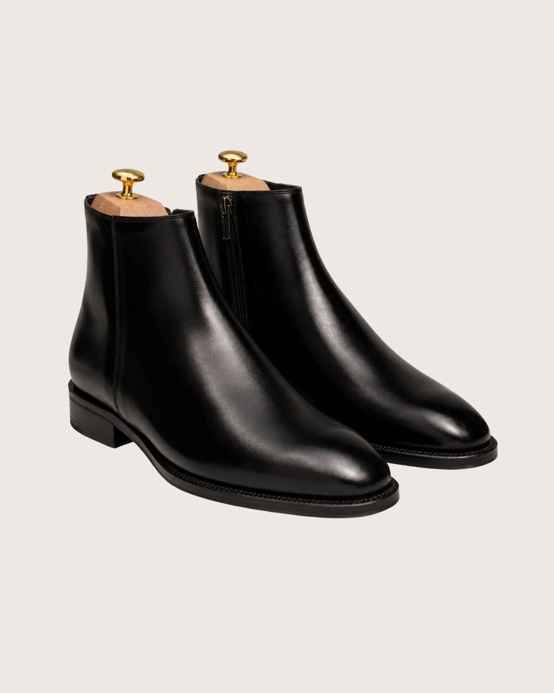 Black zipper Boots