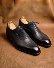 Black hatch grain oxford