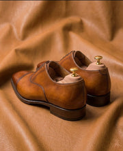 Tan chiselled Toe Oxford