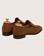Brown suede Belgian Loafer