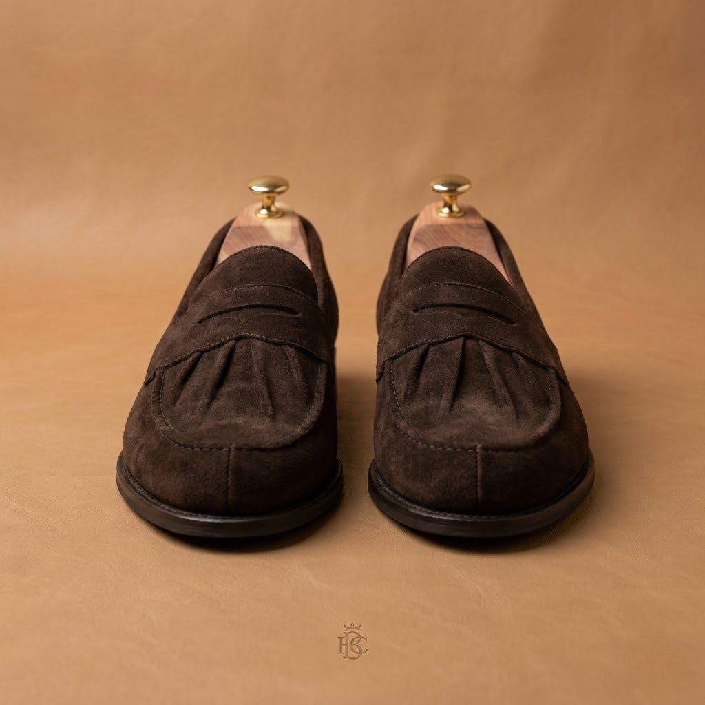 Brown suede mazly Loafers