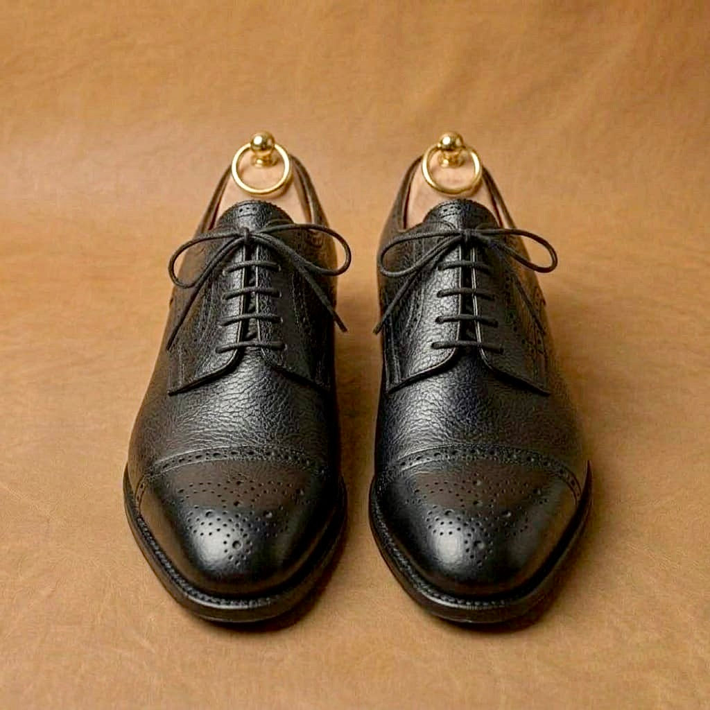 Semi-brogue derby